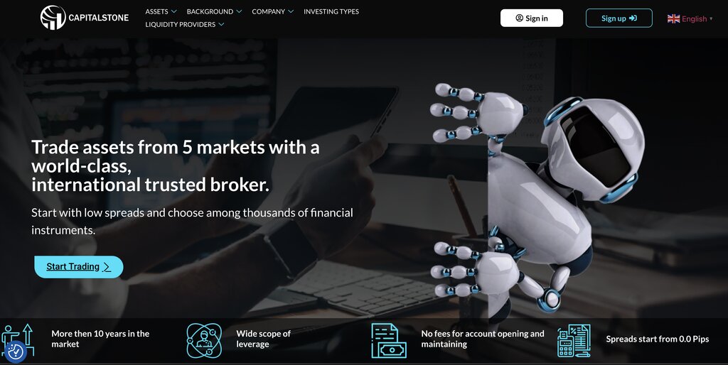 capital stone home page screenshot | Cryptocurrency Regulation capital stone home page screenshot