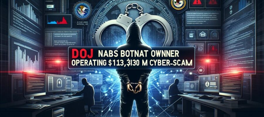 DOJ Nabs Botnet Owner Operating $130M Cyberscam
